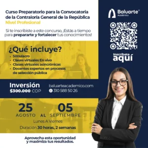 Curso Preparatorio para la Convocatoria de Contraloría General de la República Nivel Profesional